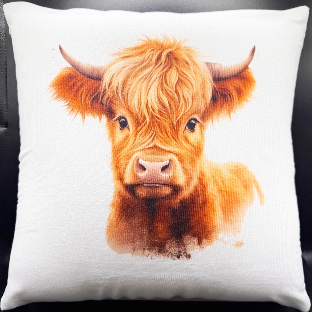 Highland Cow #2 Pressure Activated Massage Pillow